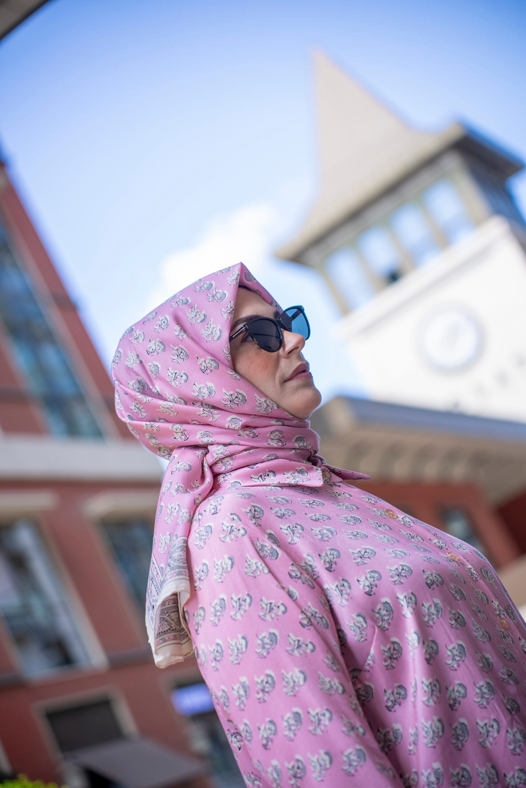 PAMUK ÇİÇEĞİ PEMBE PAMUK İPEK ŞAL