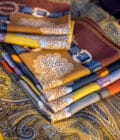 Tokalı Kemer Desen Twill İpek Eşarp