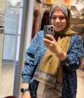 Dama Desen Haki Yün Şal